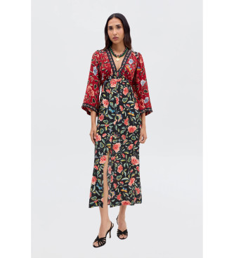 Rixo Dahlia dress black