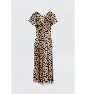 Rixo Evie beige dress