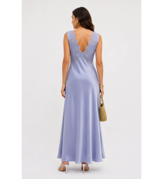 Rixo Lysandra blue dress