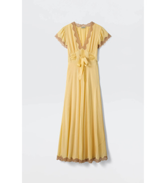 Rixo Marlice yellow dress