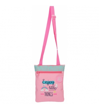 Roll Road Borsa a tracolla Roll Road Little Things -24x20x0,5cm- Rosa