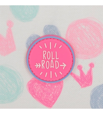 Roll Road Queen Roll Road Shoulder Bag -20x24x0.5cm- Pink