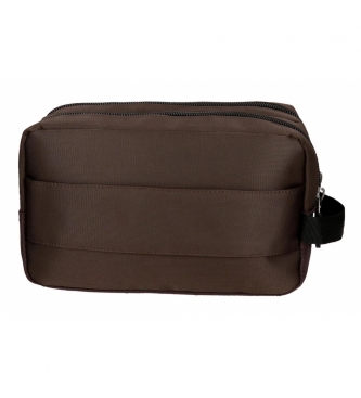 Roll Road Toilet Bag Roll Road Stock adaptable to trolley Brown -26x16x12cm-