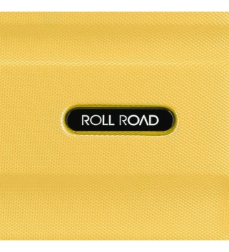 Roll Road Conjunto de duas malas rgidas Roll Road Flex ocre de 55-65 cm