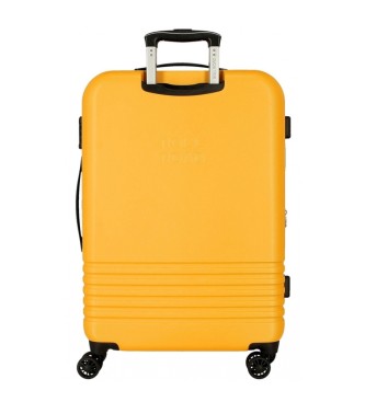 Roll Road Ensemble de bagages  roulettes Roll Road India Hard Shell 55-70cm ocher