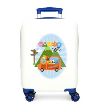 Roll Road Roll Road valise cabine Little me happy rigide 50 cm blanc