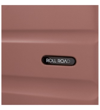 Roll Road Valigia da cabina rigida 55cm Roll Road Flex Nude