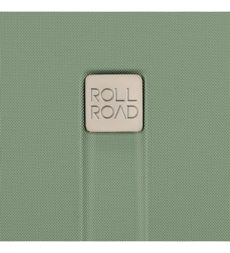Roll Road Rozwijana walizka kabinowa Roll Road Cambodia zielona