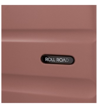 Roll Road Velik trdi kovček 75 cm Roll Road Flex nude
