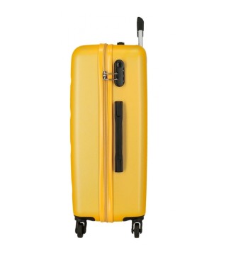Roll Road Large Rigid Suitcase 75cm Roll Road Flex yellow