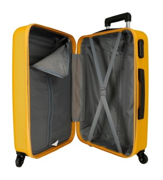 Roll Road Large Rigid Suitcase 75cm Roll Road Flex yellow