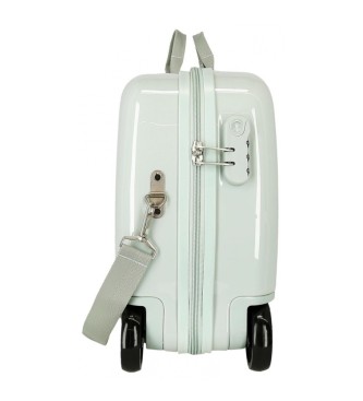 Roll Road Children's suitcase 2 wheels multidirectional Spring is here mint green