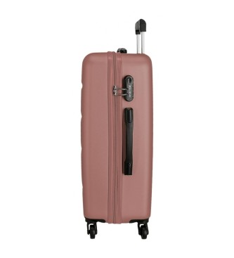 Roll Road Medium Rigid Suitcase 65cm Roll Road Flex Nude