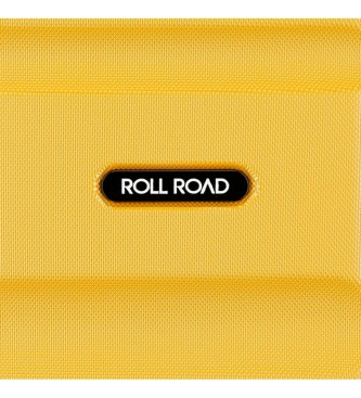 Roll Road Medium stiv kuffert 65 cm Roll Road Flex gul