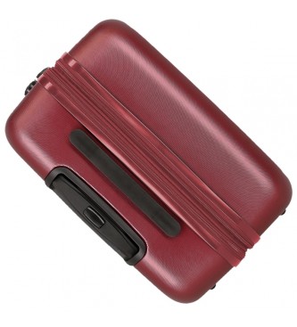 Roll Road Medium Roll Road Cambodia Rigid Medium Suitcase 65cm maroon