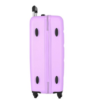 Roll Road Medium Roll Road Flex Rigid Medium Suitcase 65cm mauve