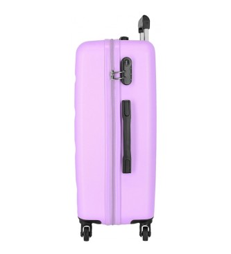 Roll Road Medium Roll Road Flex Rigid Medium Suitcase 65cm mauve