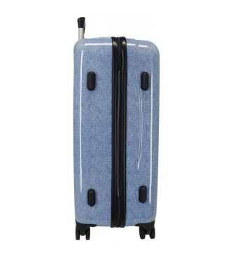 Roll Road Medium suitcase Roll Road Peace rigid 68 cm blue