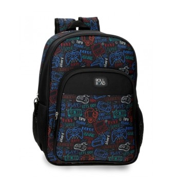Roll Road Roll Road Next Level trolley backpack black -30x40x13cm
