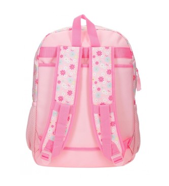 Roll Road Backpack 42cm Roll Road Coffee shop pink