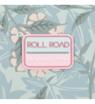 Roll Road Roll Road Spring is here 2R różowy plecak na kółkach