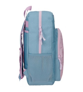 Roll Road Roll Road Peace trolley attachable school backpack 40cm blue, pink