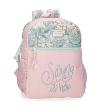 Roll Road Roll Road Spring is here 33 cm sac  dos rose
