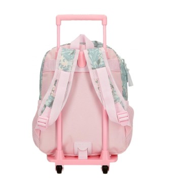 Roll Road Roll Road Spring is here 33 cm sac  dos avec trolley rose