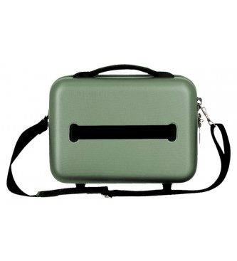 Roll Road ABS toiletry bag Roll Road Cambodia Adaptable green