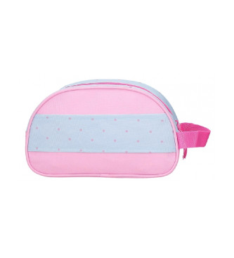 Roll Road Roll Road I am a unicorn double compartment toiletry bag blue