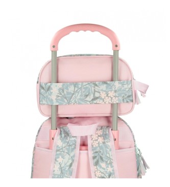 Roll Road Toilet bag double compartment Roll Road Spring is here pink