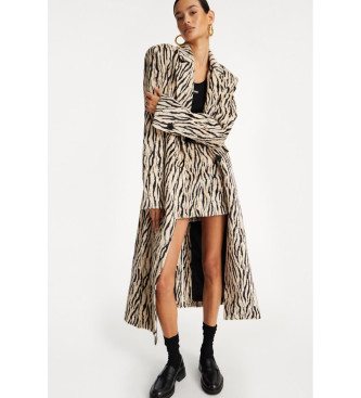 Rotate Cappotto con stampa animalier Venetta