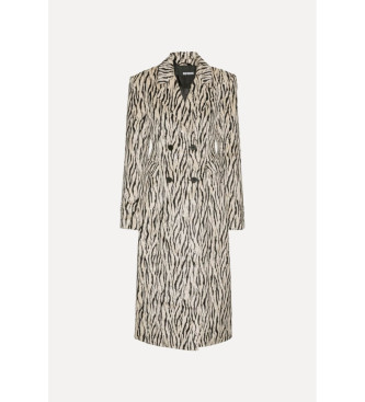 Rotate Cappotto con stampa animalier Venetta