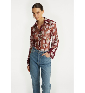 Rotate Camicia marrone Enolia