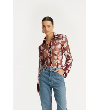 Rotate Camicia marrone Enolia
