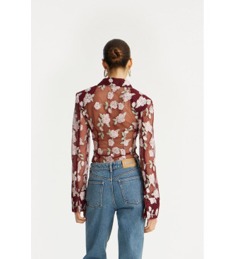Rotate Camicia marrone Enolia