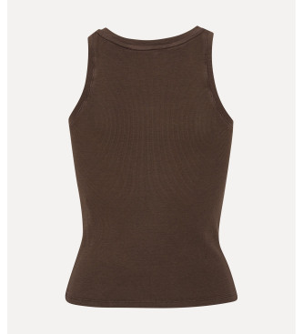 Rotate T-shirt Adanne braun