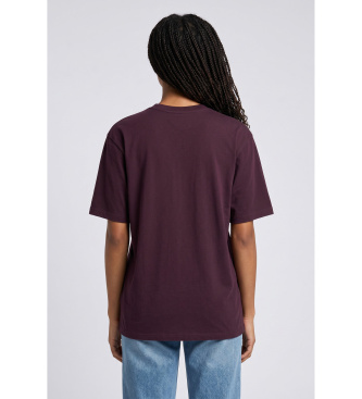 Rotate Astra T-shirt bordeaux