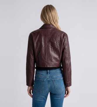 Rotate Bruin Aveline Leren Jasje