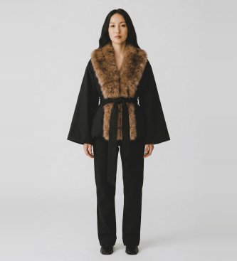 Rotate Kurze Jacke Donatella schwarz