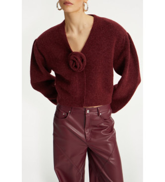 Rotate Florina cardigan rdbrun