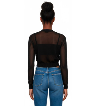 Rotate Sheer cardigan black