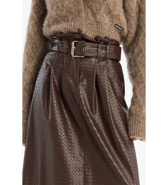 Rotate Jupe brune Dax