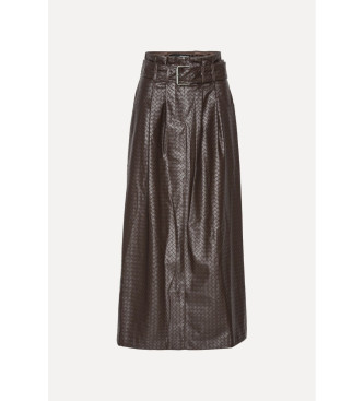 Rotate Jupe brune Dax