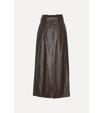 Rotate Jupe brune Dax