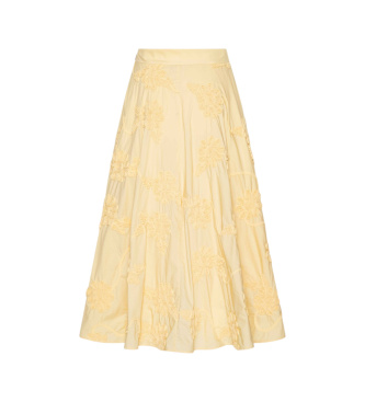 Rotate Kjol Blomma Maxi gul