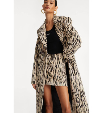 Rotate Gonna con stampa animalier Julli