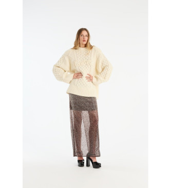 Rotate Tasha skirt brown