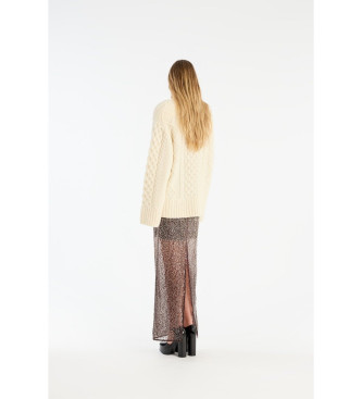 Rotate Tasha skirt brown