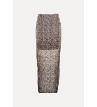Rotate Tasha skirt brown